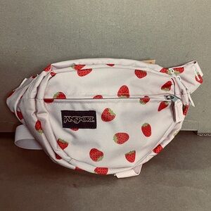 JANSPORT Strawberry Print Belt Bag 2.5L NWT